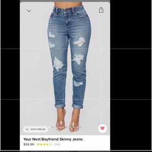 Fashions jeans boyfriend